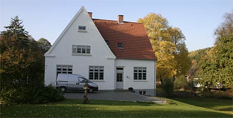 Bestyrerboligen fra Katrinedal Mejeri, et stykke syd for Silkeborg